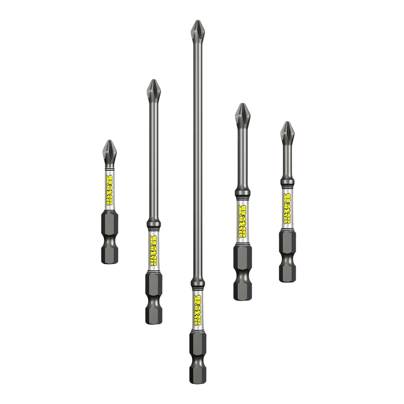 Drill Bits - Drill Screwdriver Bit Set 5-Piece Heavy