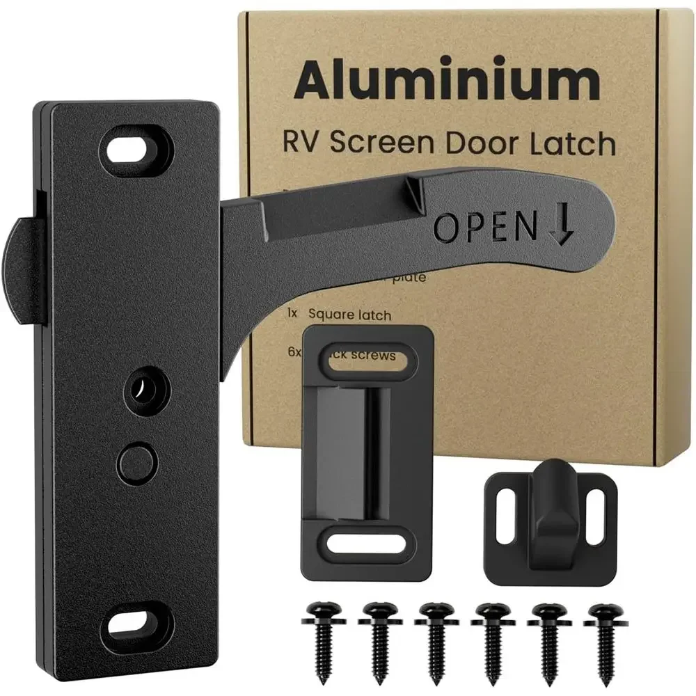 Door Handle - Safoner Aluminum RV Screen Door Latch