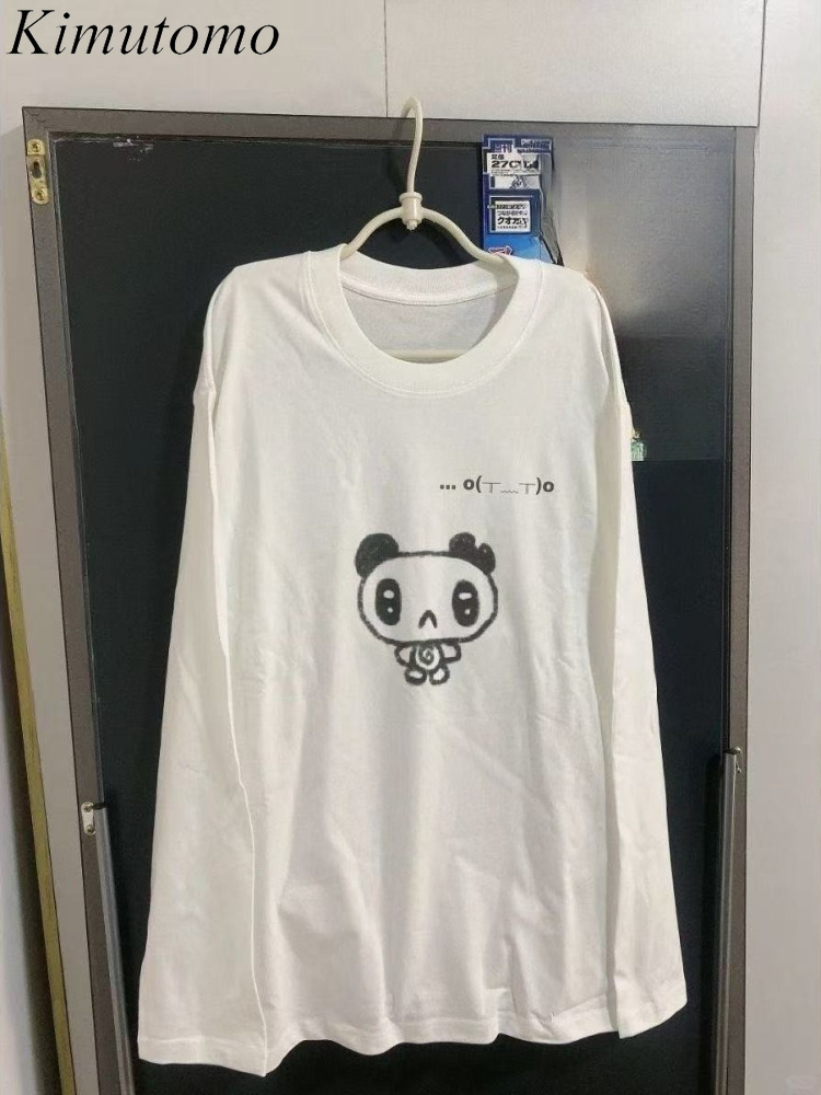 Wallpaper - Kimutomo T Shirts Women Cartoon Printed