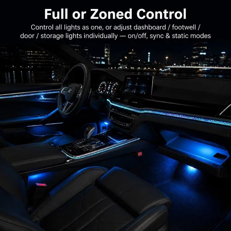 Car Ambient Lighting Kit 18 in - Door Handle ulasan dan harga