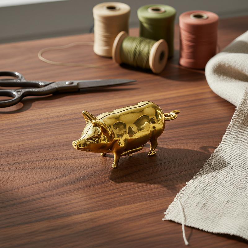 Antique Pig Mini Tape Measure  - Tape Measure ulasan dan harga