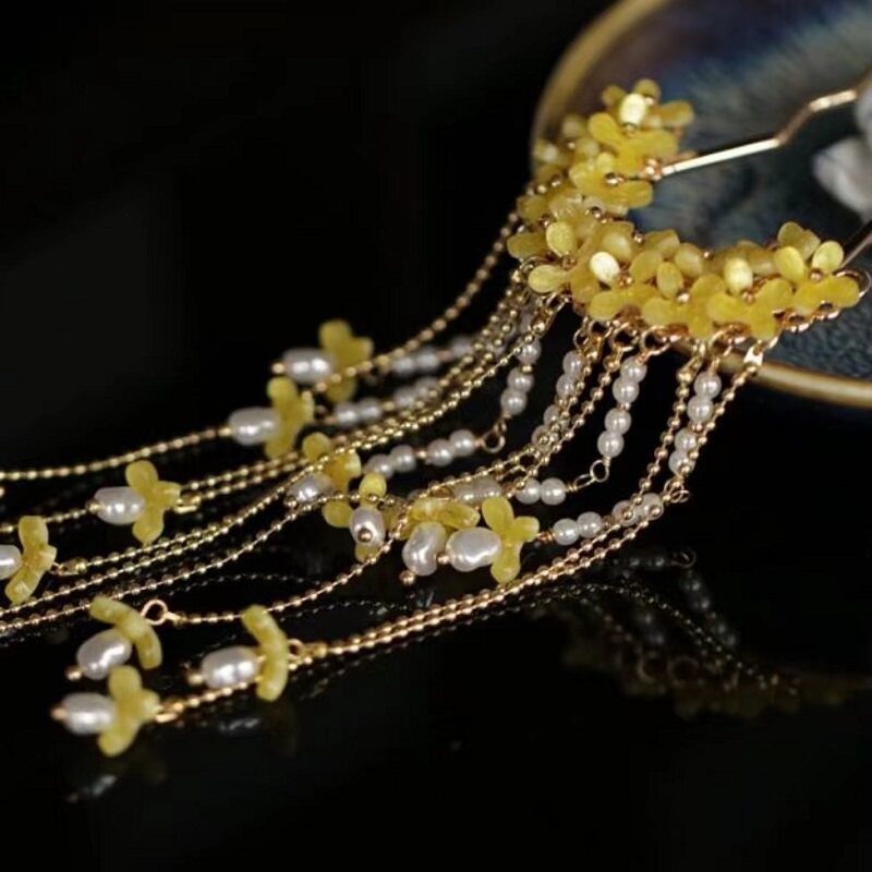 Ancient Style Osmanthus Hairpi - Curtain Rods ulasan dan harga