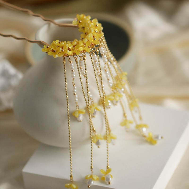Ancient Style Osmanthus Hairpi - Curtain Rods ulasan dan harga