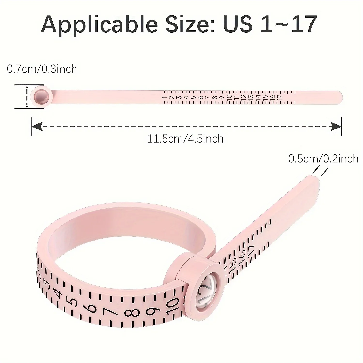 1-17 Ring Dimender American Me - Tape Measure ulasan dan harga