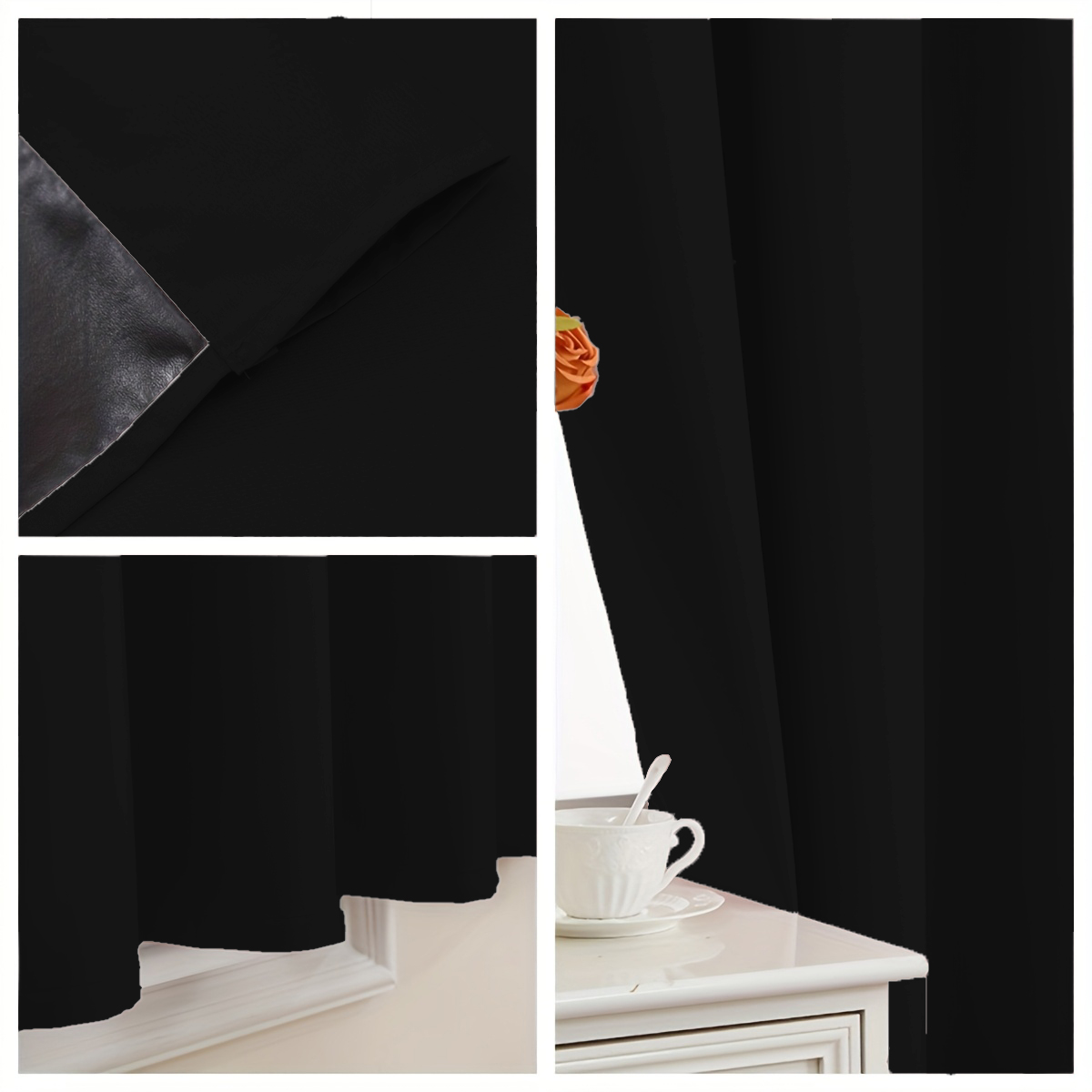 1 Piece of Simple Solid Color  - Curtain Rods ulasan dan harga