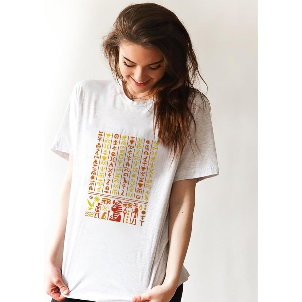 Ancient Egyptian Script Stenci - Paint Brush ulasan dan harga