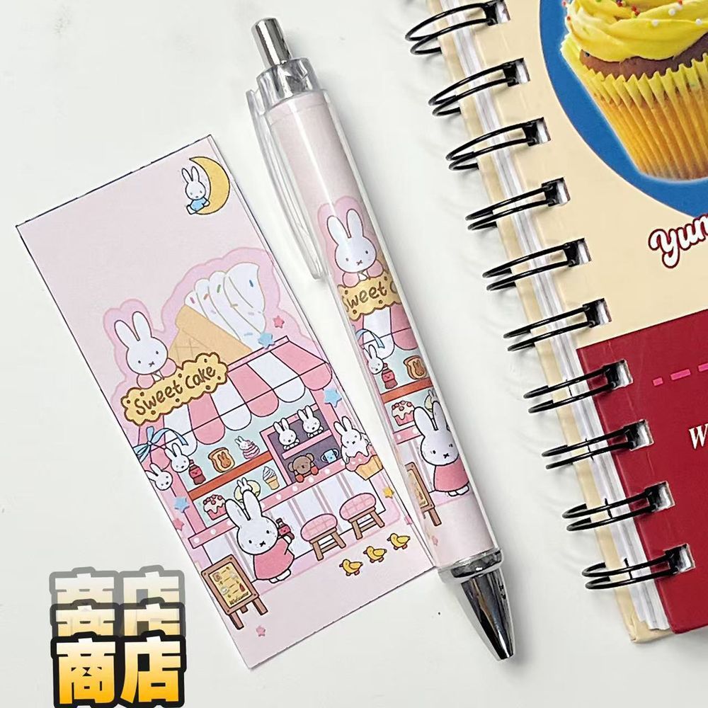 New Miffy Rabbit Press Gel Pen - Paint Brush ulasan dan harga