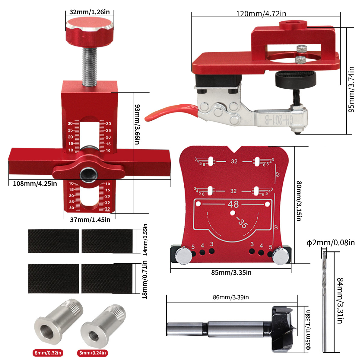 3Pcs Cabinet Door Precision Hi - Cabinet Hinges ulasan dan harga