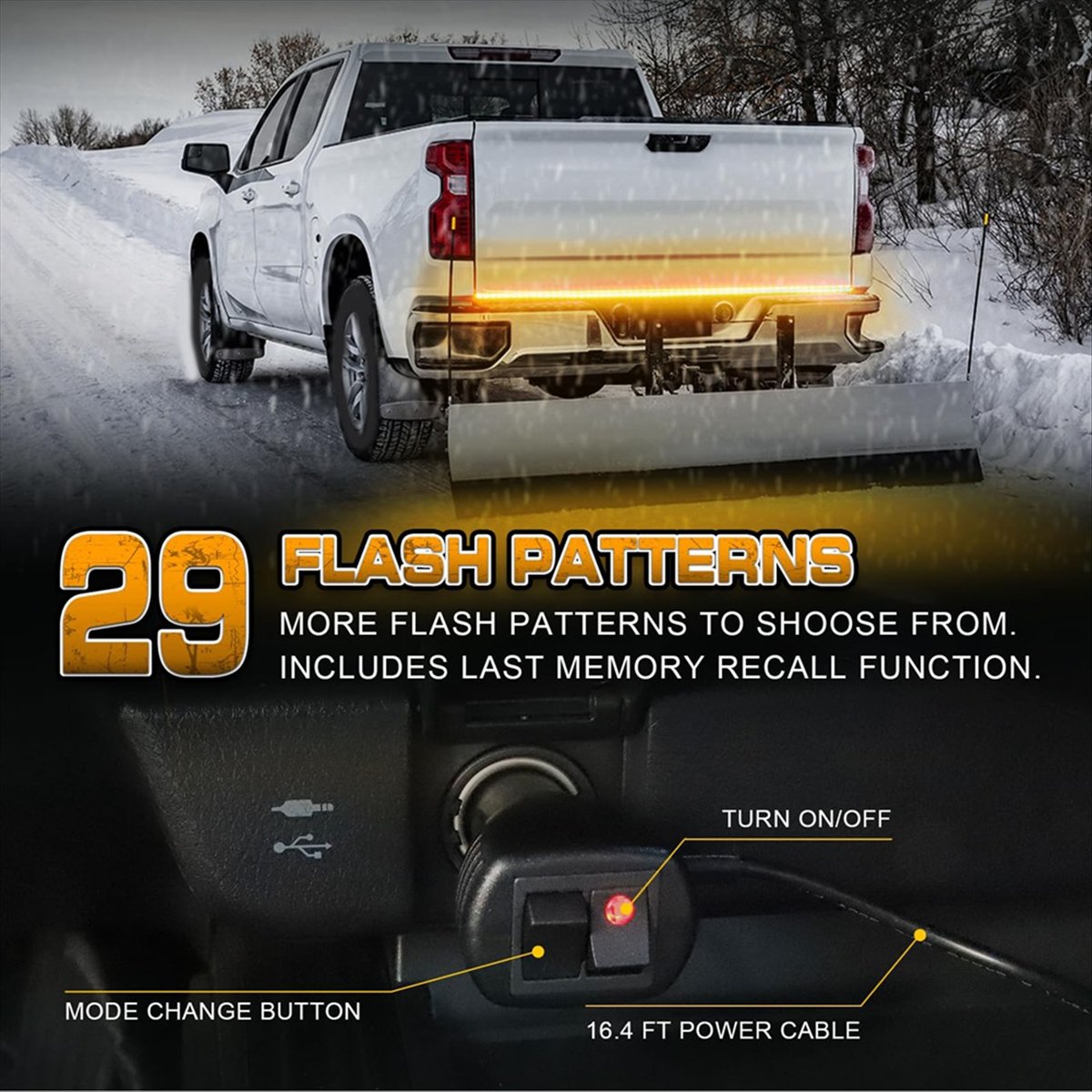 *X07A 60Inch Tailgate Strobe L - Led Strip Lights ulasan dan harga