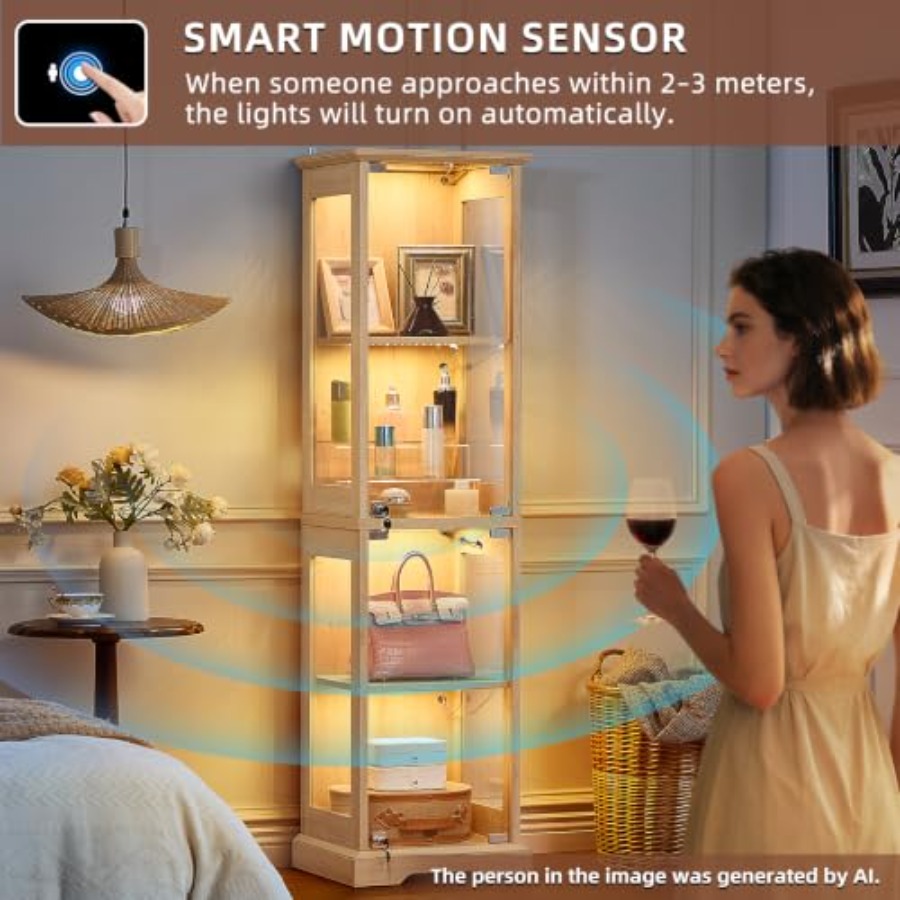 Farmhouse Narrow Glass Display - Door Lock ulasan dan harga