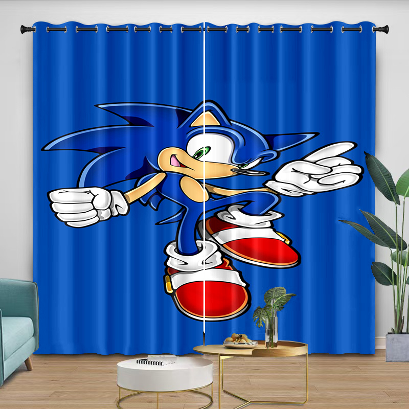 Curtains sonic Cartoon Protect - Curtain Rods ulasan dan harga