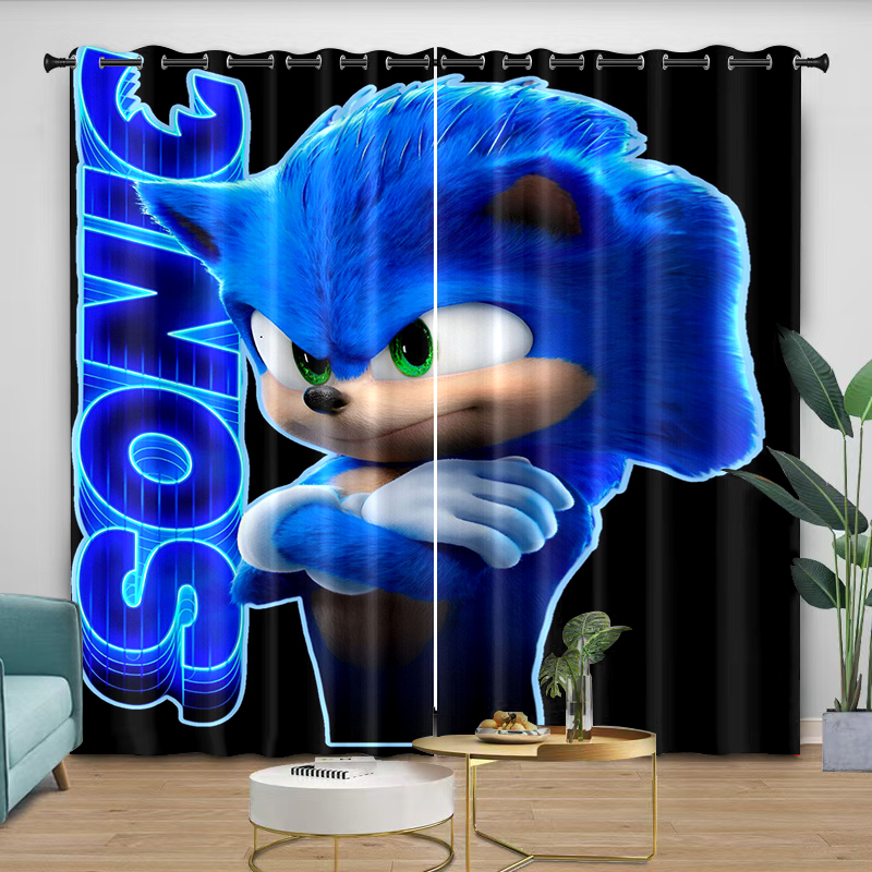 Curtains sonic Cartoon Protect - Curtain Rods ulasan dan harga