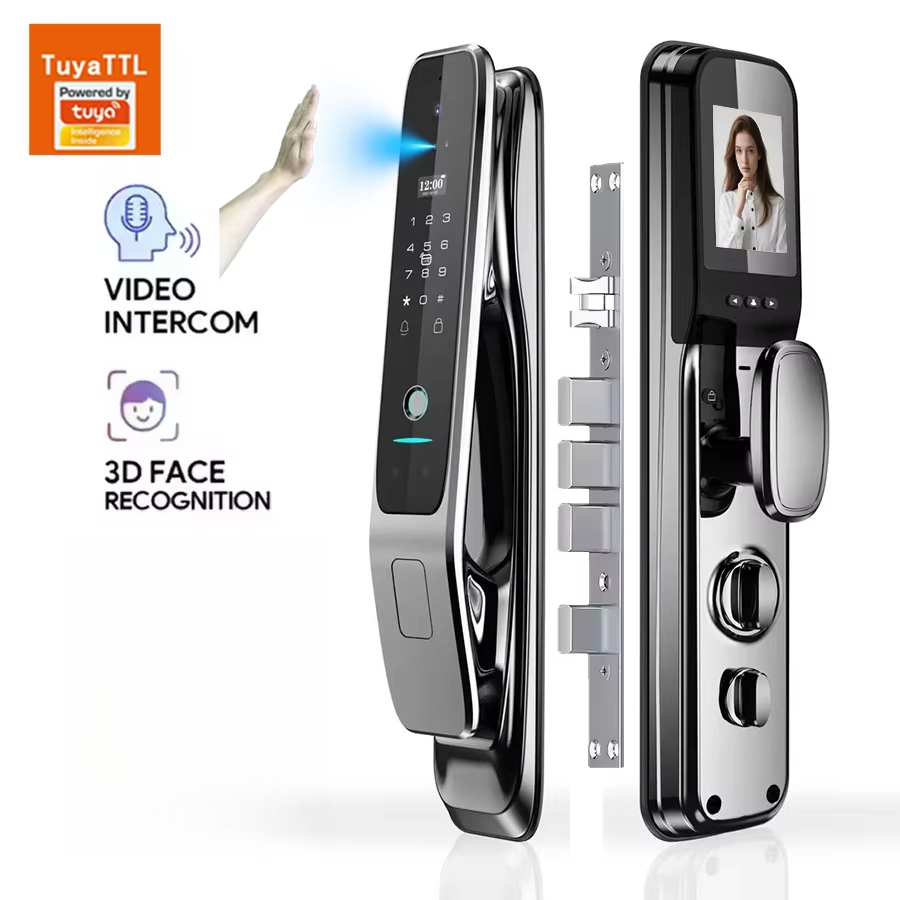Tuya Fully Automatic Smart Doo - Door Lock ulasan dan harga