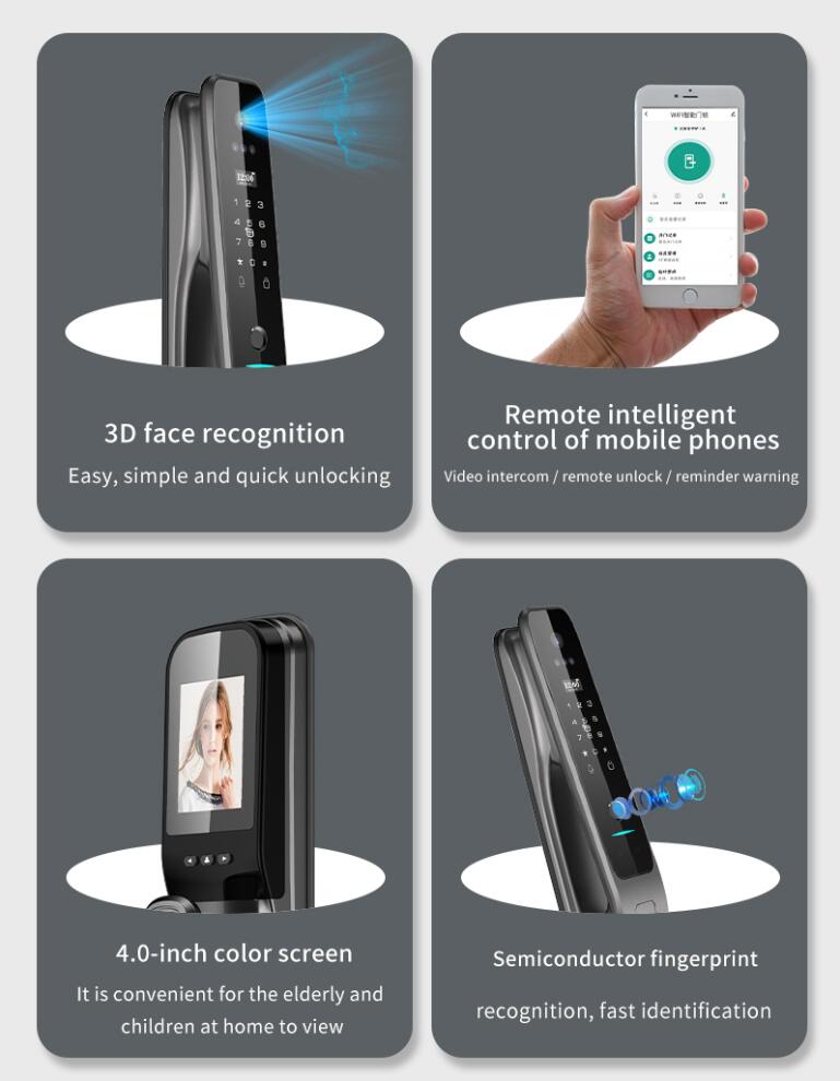 Tuya Fully Automatic Smart Doo - Door Lock ulasan dan harga