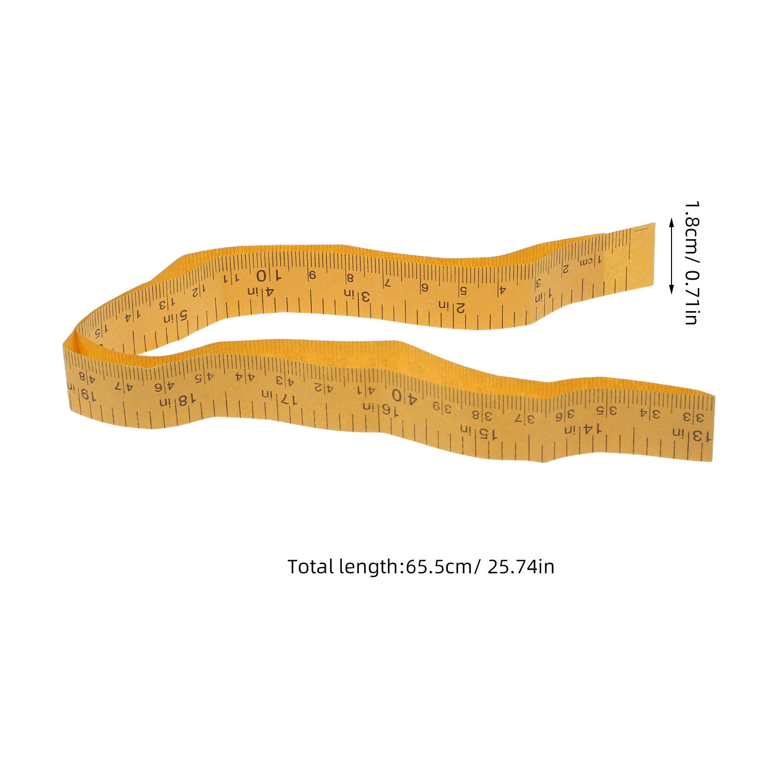 64Cm 25.2inch Thick Sturdy Pap - Tape Measure ulasan dan harga