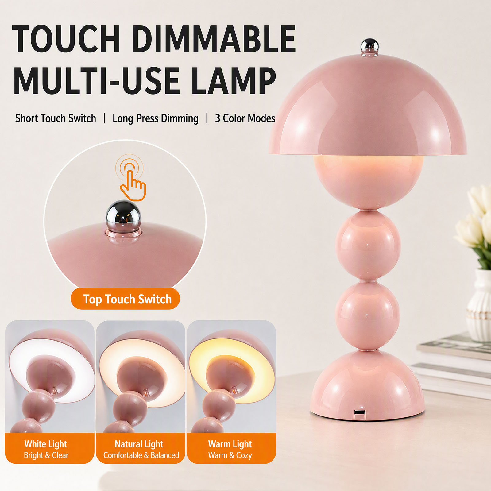 Vintage Mushroom Table Lamp US - Light Switch ulasan dan harga