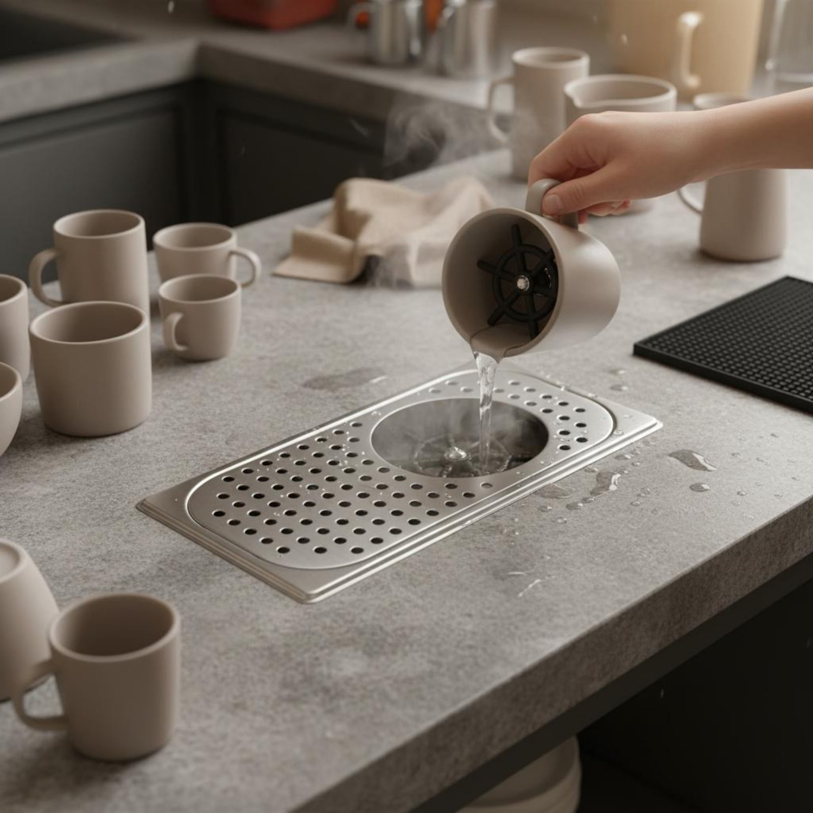 Automatic Cup Rinser Multi-Ang - Faucet ulasan dan harga