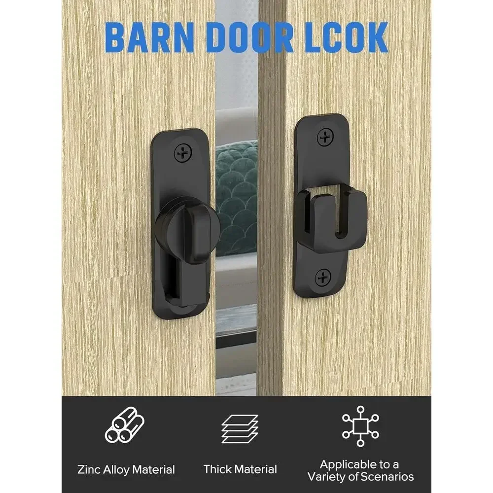 90/180 Degree Flip Barn Door L - Door Lock ulasan dan harga
