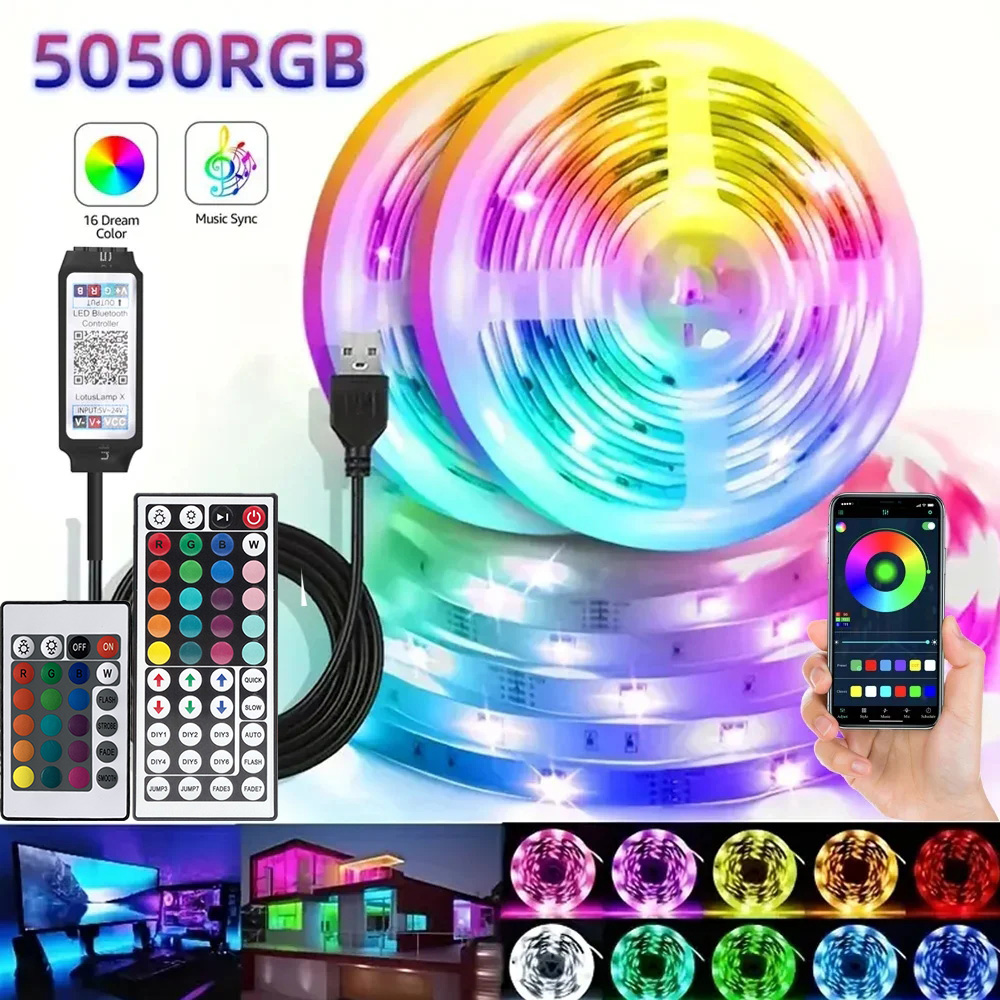 Smart RGB LED Gaming Light Str - Led Strip Lights ulasan dan harga