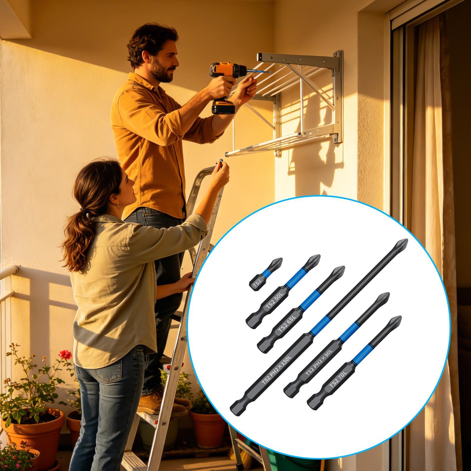 Drill Screwdriver Bit Set 6-Pi - Drill Bits ulasan dan harga