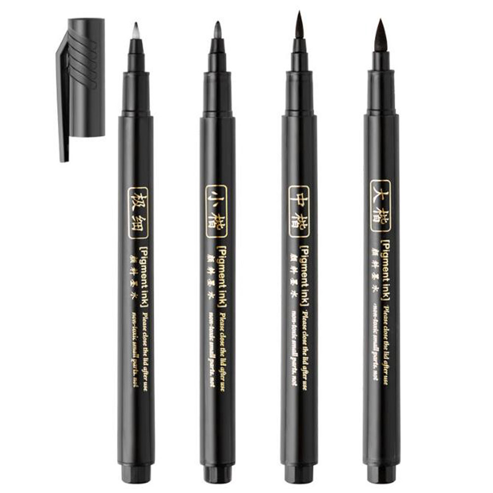 4pc Brush Pen Calligraphy Pen  - Paint Brush ulasan dan harga