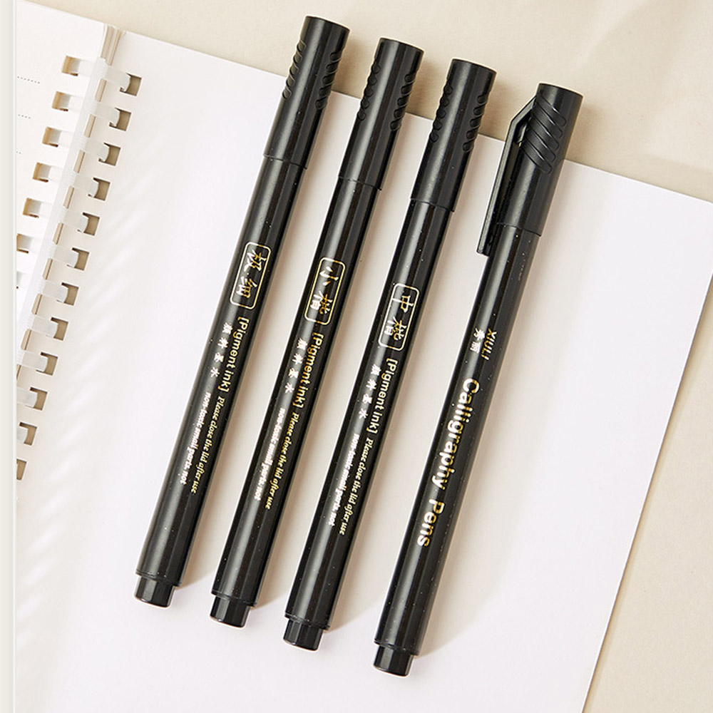 4pc Brush Pen Calligraphy Pen  - Paint Brush ulasan dan harga