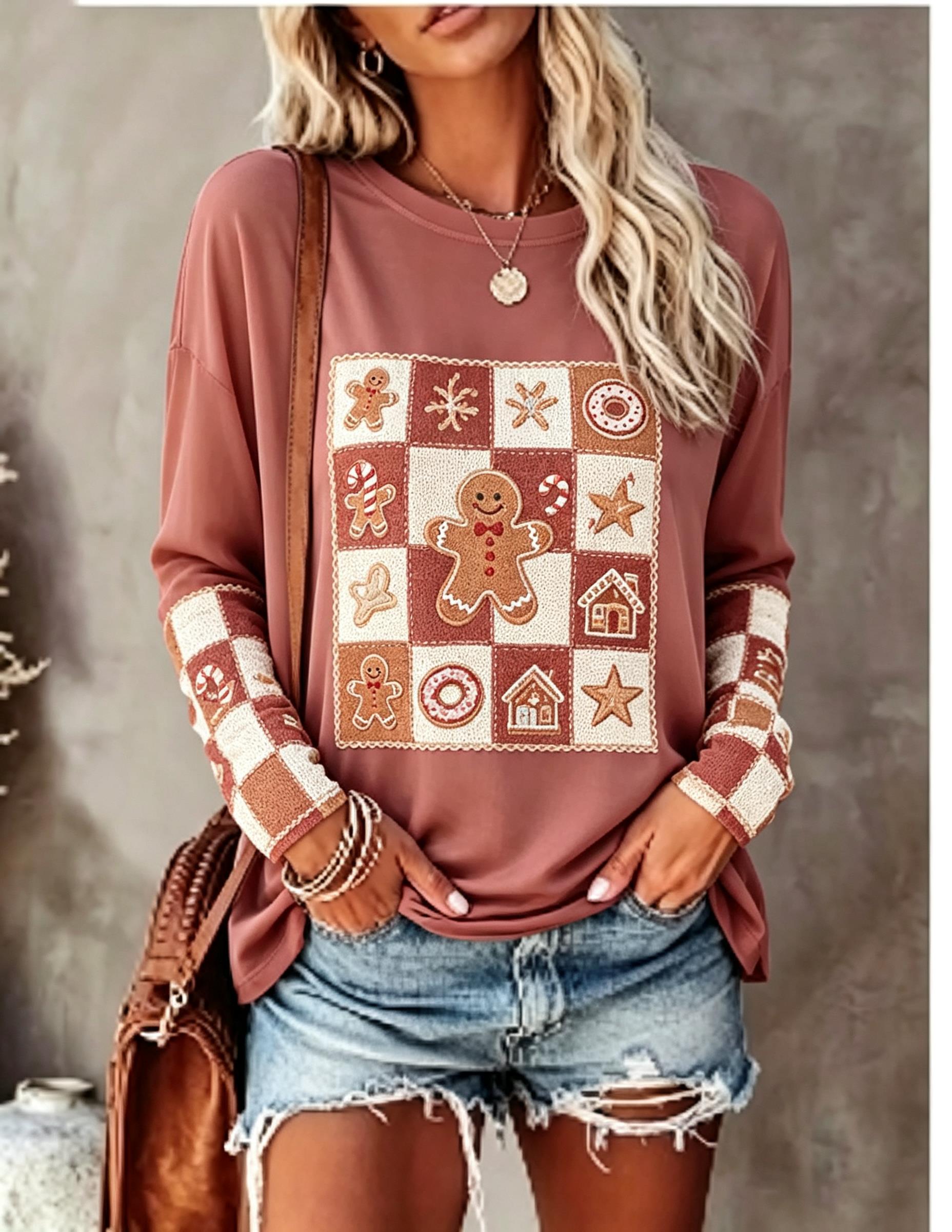 Women Long Sleeve T Shirt Fox  - Wallpaper ulasan dan harga