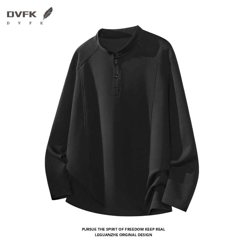 Men Raglan Sleeve Henley Long  - Wallpaper ulasan dan harga