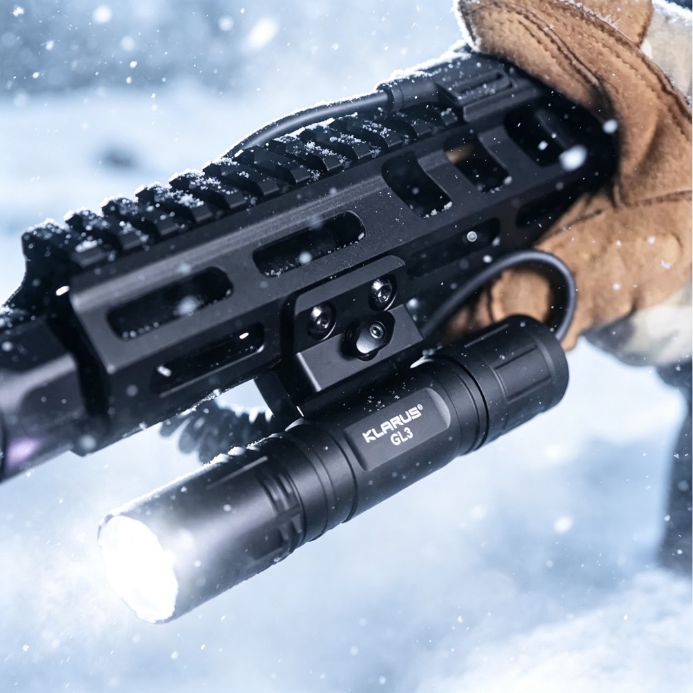Klarus GL3 Tactical Flashlight - Light Switch ulasan dan harga