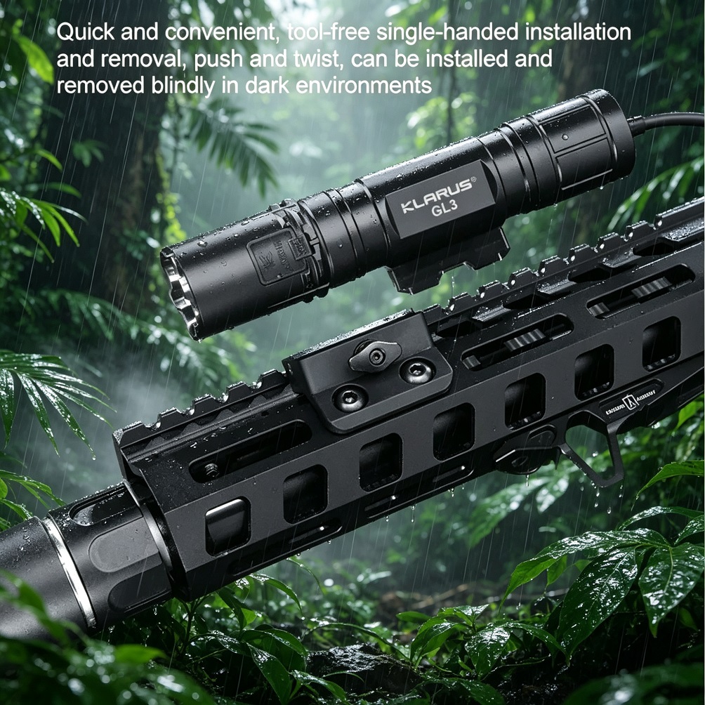 Klarus GL3 Tactical Flashlight - Light Switch ulasan dan harga