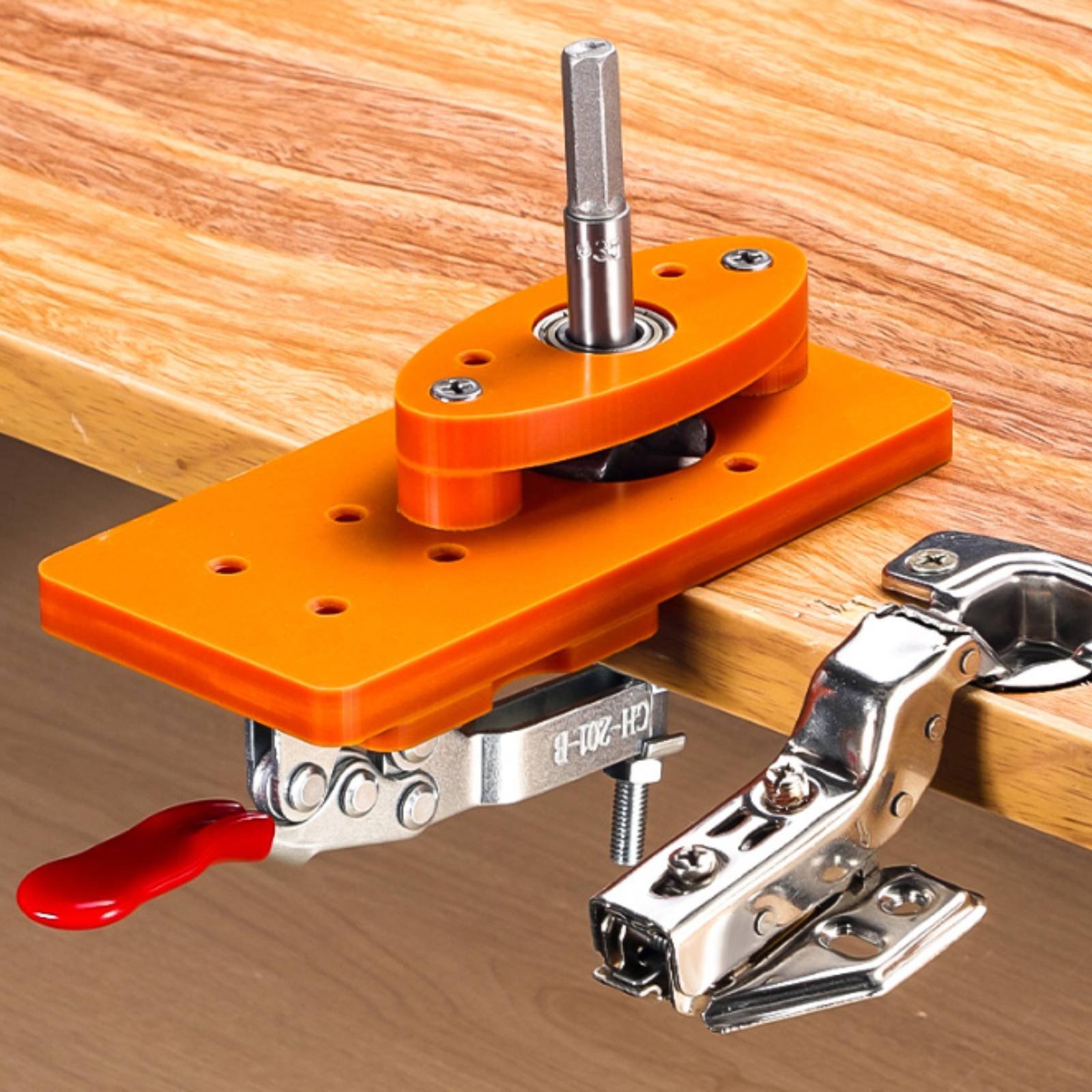 35mm Hinge Drilling Jig Easy t - Cabinet Hinges ulasan dan harga