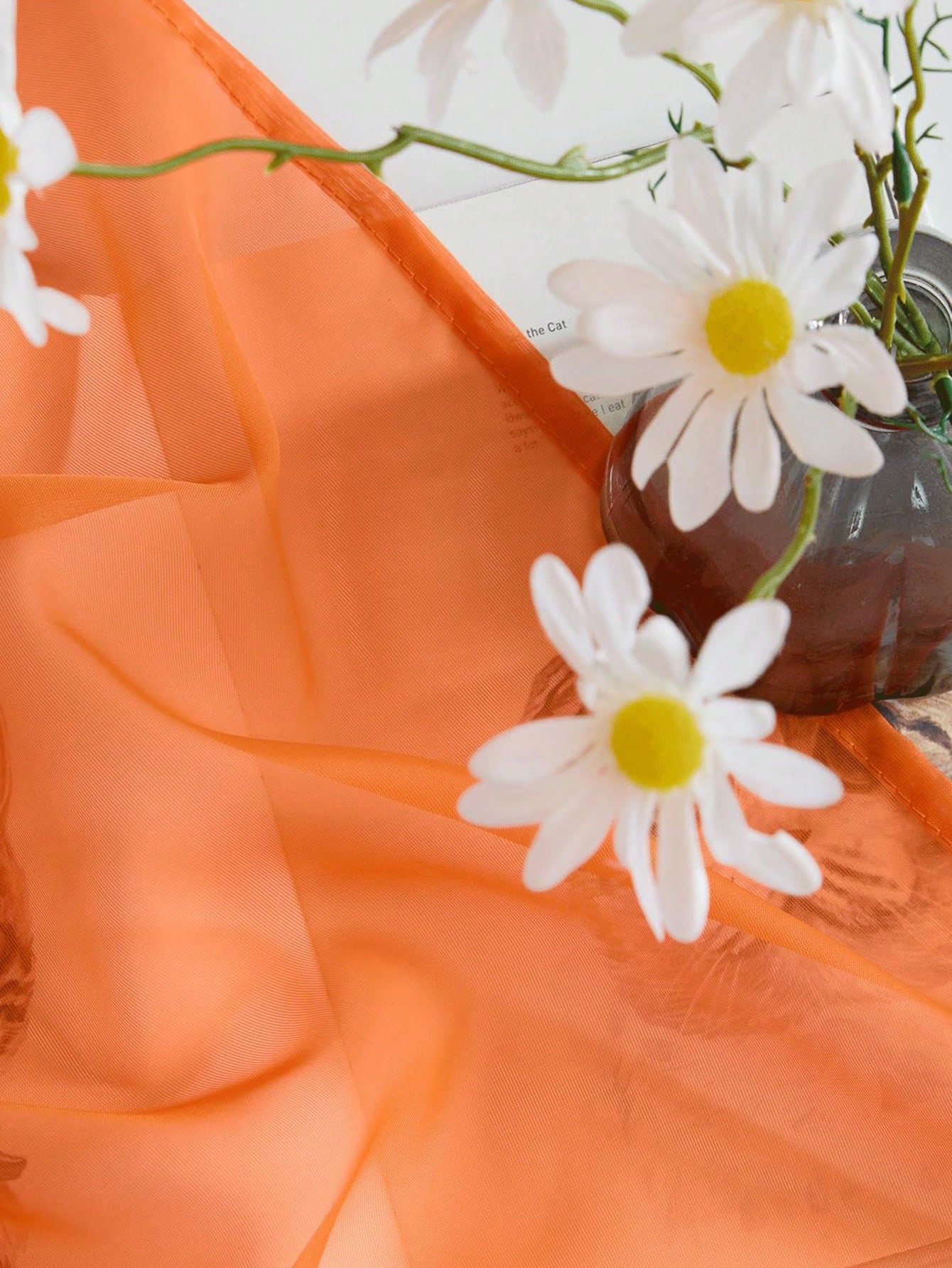 1pc Elegant Transparent Orange - Curtain Rods ulasan dan harga