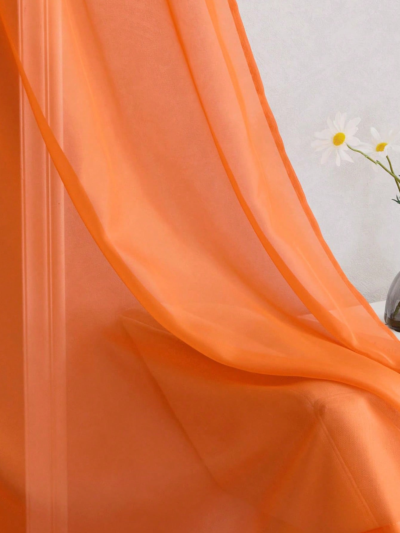 1pc Elegant Transparent Orange - Curtain Rods ulasan dan harga