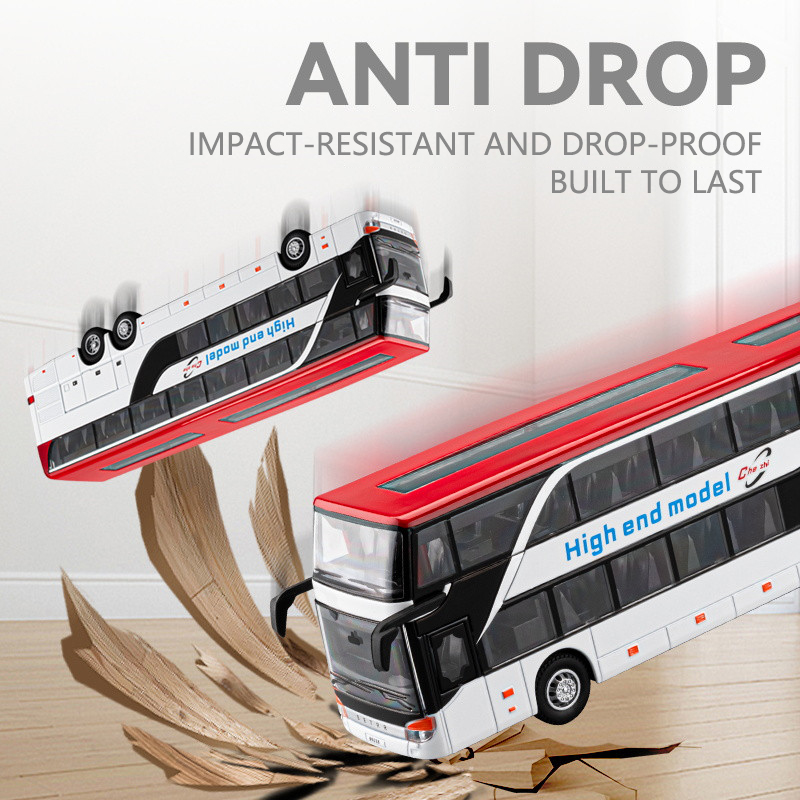 Alloy Bus Model with Lights &  - Light Switch ulasan dan harga