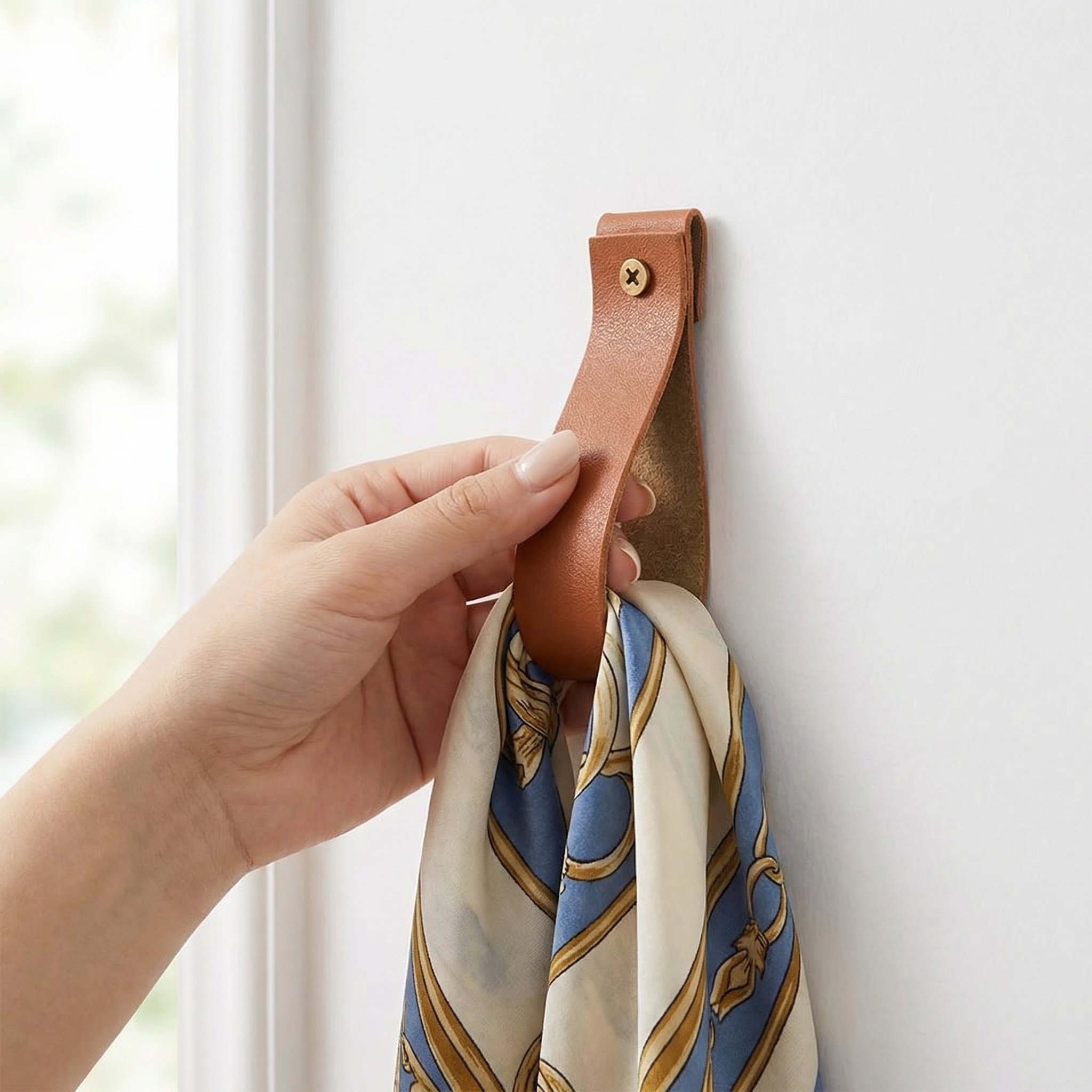 6Pcs PU Wall Hooks 4.7 Inch Mi - Curtain Rods ulasan dan harga