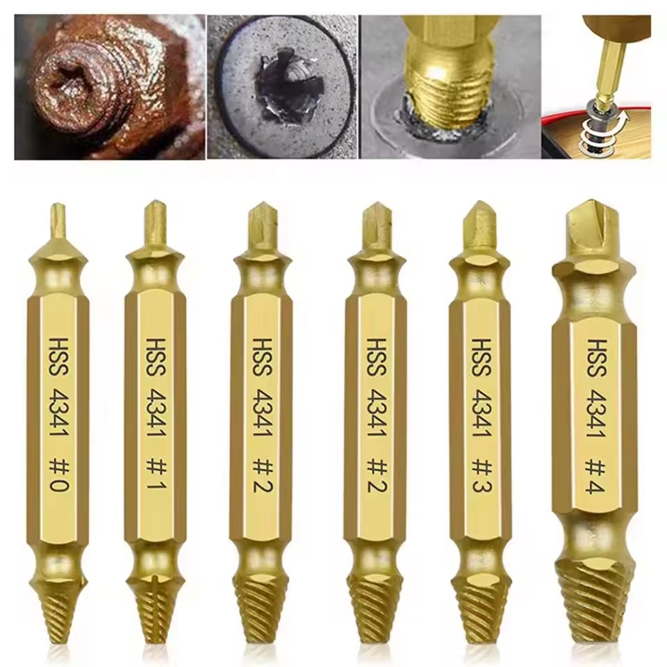 Damaged Broken Screw Extractor - Drill Bits ulasan dan harga