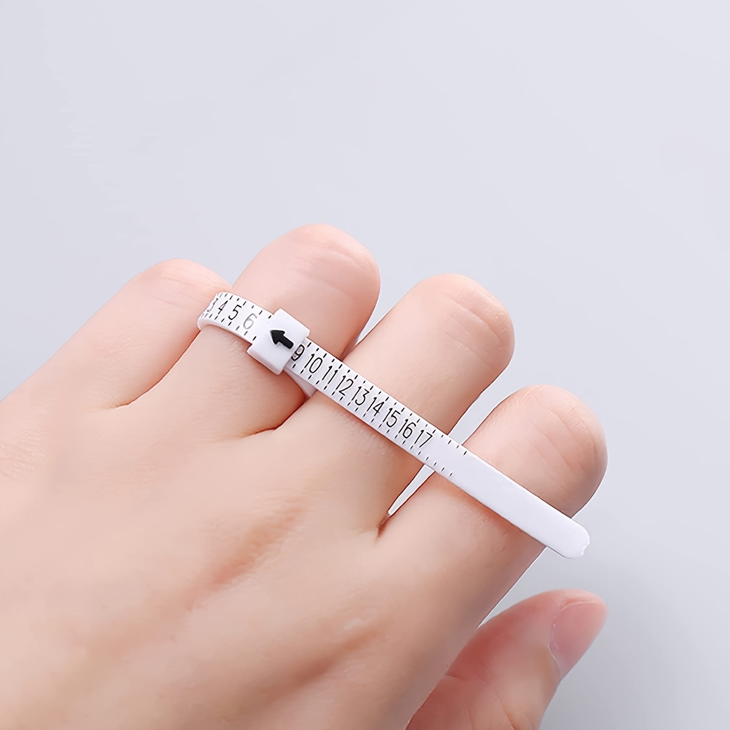 White Ring Sizer Tool - Soft A - Tape Measure ulasan dan harga