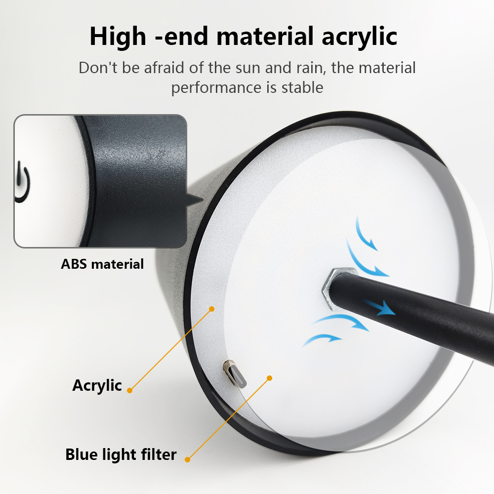 LED Rechargeable Desk Light Wi - Light Switch ulasan dan harga