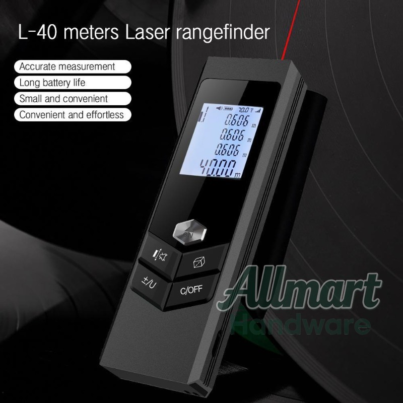 Handheld 40m Laser Distance Me - Tape Measure ulasan dan harga